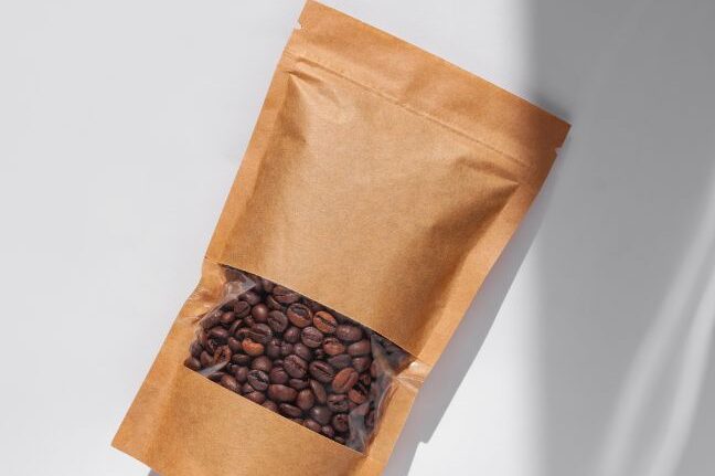 Kraft Paper Stand Up Zipper Pouch