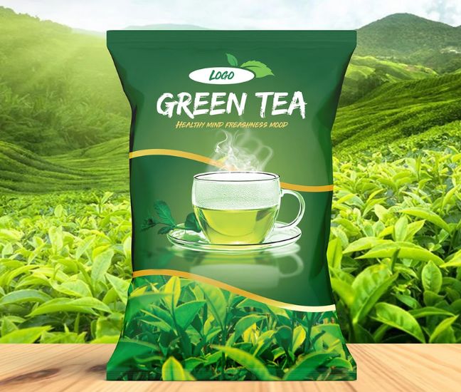 center seal pillow tea bags