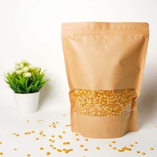 Kraft Paper Stand Up Zipper Pouch