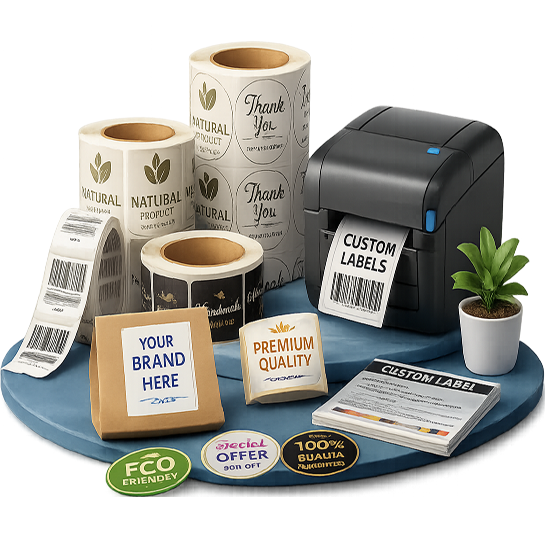 Custom Labels & Stickers Printing