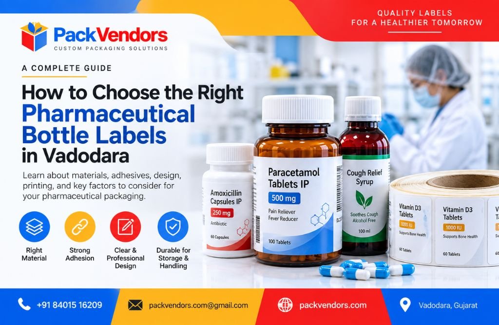 How to Choose the Right Pharmaceutical Bottle Labels in Vadodara